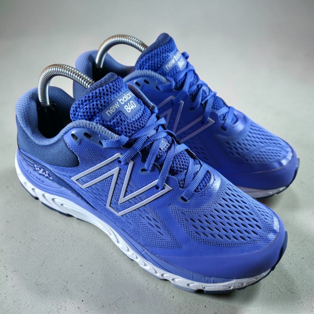 New Balance 840 V5 Womens 10 D Purple White Athletic Running Shoes *New Insoles*